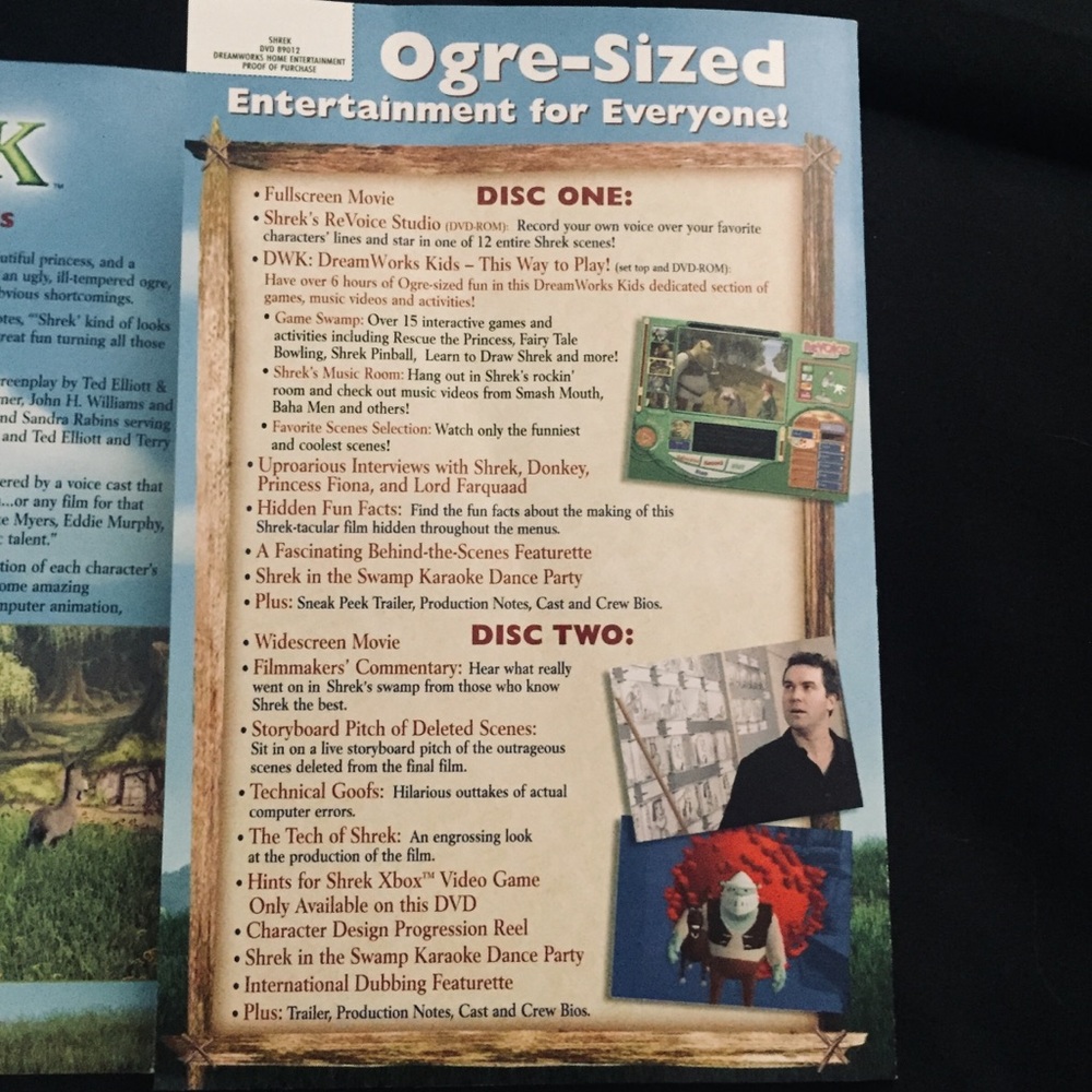 ηεω Shrek Special Edition 2 Disc DVD Set - Mike Myers - Eddie Murphy - Spielberg - Picture 10 of 16